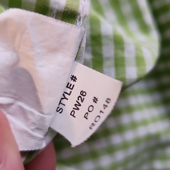 PGA Tour Shirt Button Down Men's Green Checkered Shirt Size XXL Long Sleeve - Picture 6 of 11